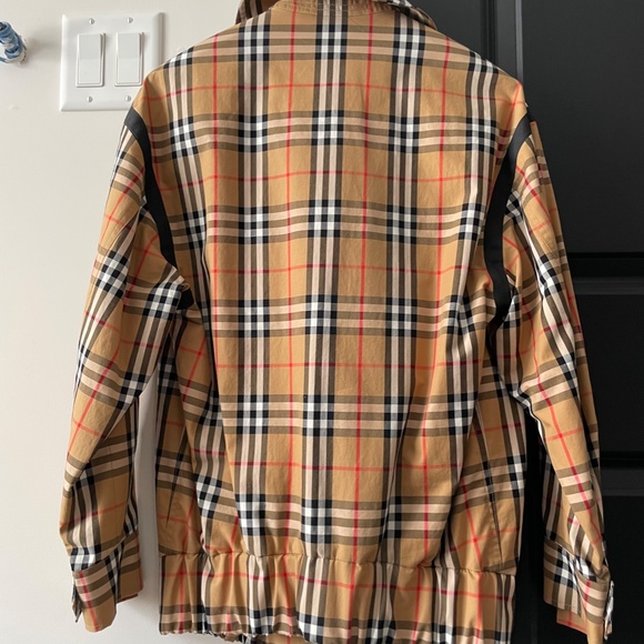 EMT 500 Burberry Check Gabardine Harrington Jacket - Picture 2 of 9